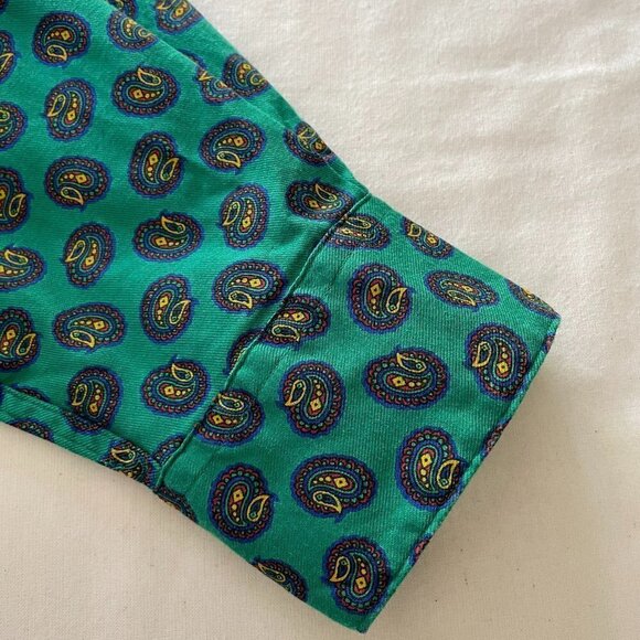 90s Gap Oversized Shirt - Paisley Print - Picture 9 of 12